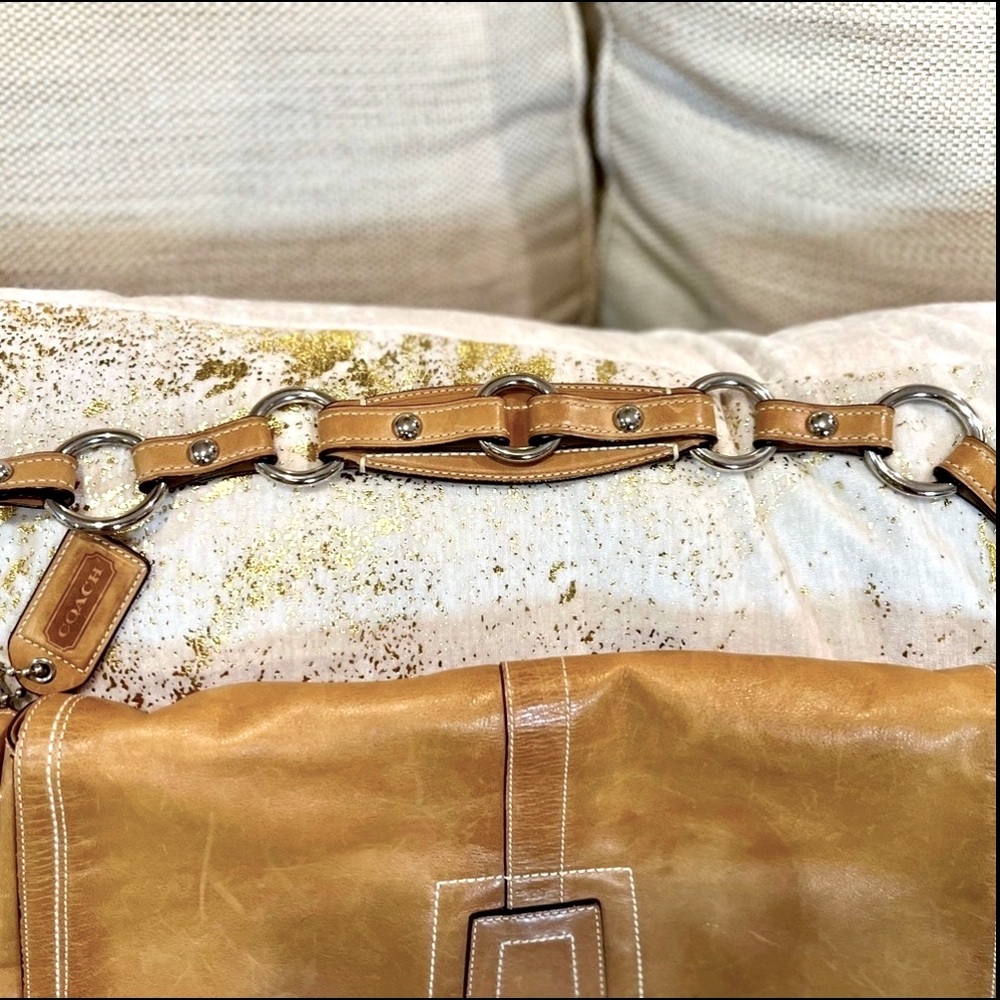Coach Vintage Soho Hobo Buckle Flap Business Leather Shoulder Bag L0682-10582 - Picture 6 of 16